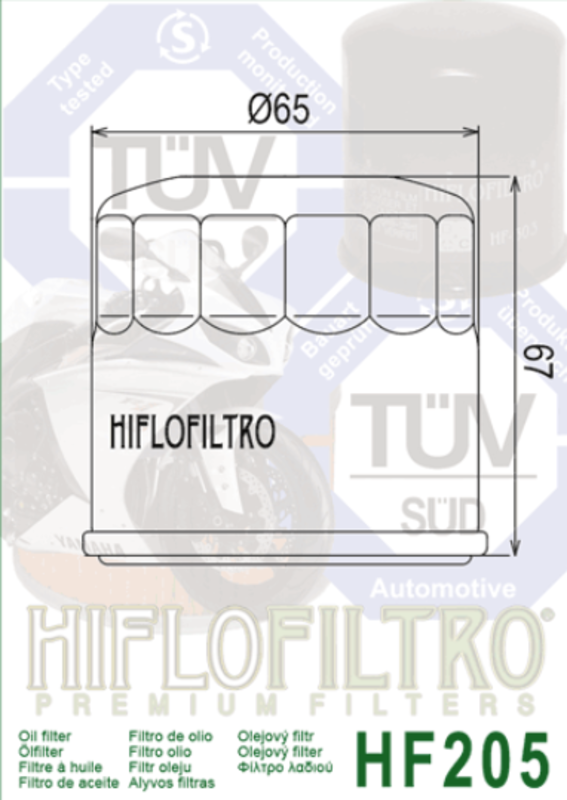 filtre à huile hf204 hiflofiltro yamaha ténéré 700 filtre à huile hf204 hiflofiltro yamaha ténéré 700